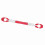 Universal Adjustable Aluminium Alloy Motorcycle Balance Cross Handlebar Red 15