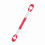 Universal Adjustable Aluminium Alloy Motorcycle Balance Cross Handlebar Red 12