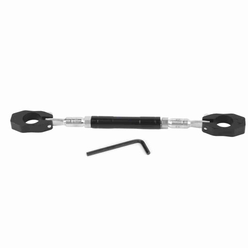 Universal Adjustable Aluminium Alloy Motorcycle Balance Cross Handlebar Black 2