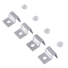 4PCS/Set Stainless Steel Aquarium Fish Tank Glass Cover Clip Support Holder(6mm)