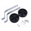 2Pcs Adjustable Training Side Wheels Stabilizer for Children 12-20" Bicycle Balance(black) 2