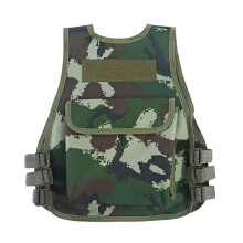 Hot Children Kids Camouflage Vest for Outdoor Combat Hunting Games(Jungle Camouflage L)
