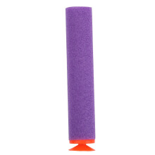 100pcs Toy Gun Soft Refill Bullets Darts EVA Foam Reusable Accessory(Purple)