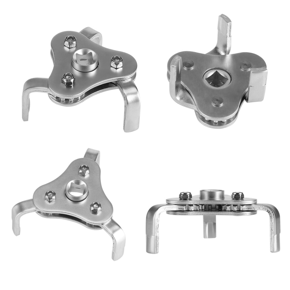 Car Truck Adjustable Two Way Oil Filter Key Wrench Tool With 3 Jaw Repair Removal Tool 8701324365135