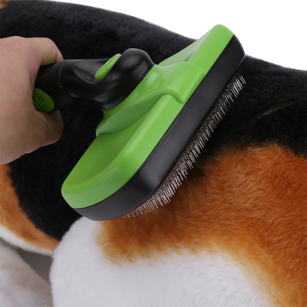 Self Cleaning Pet Slicker Brush Comb Professional Dogs Cats Hair Removal Beauty Grooming Tool