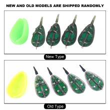 Carp Fishing Baits Feeder Mould Set Device Fishing Feeder Tool 30/40/50/60g Fishing Accessory