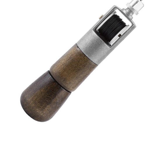 DIY Handmade Leather Hand stitching Tool Sewing Kit Lock Stitch Awl  2 Needles Wrench 2