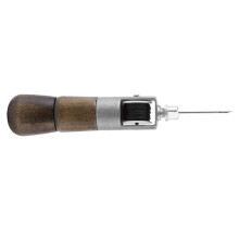 DIY Handmade Leather Hand stitching Tool Sewing Kit Lock Stitch Awl  2 Needles Wrench