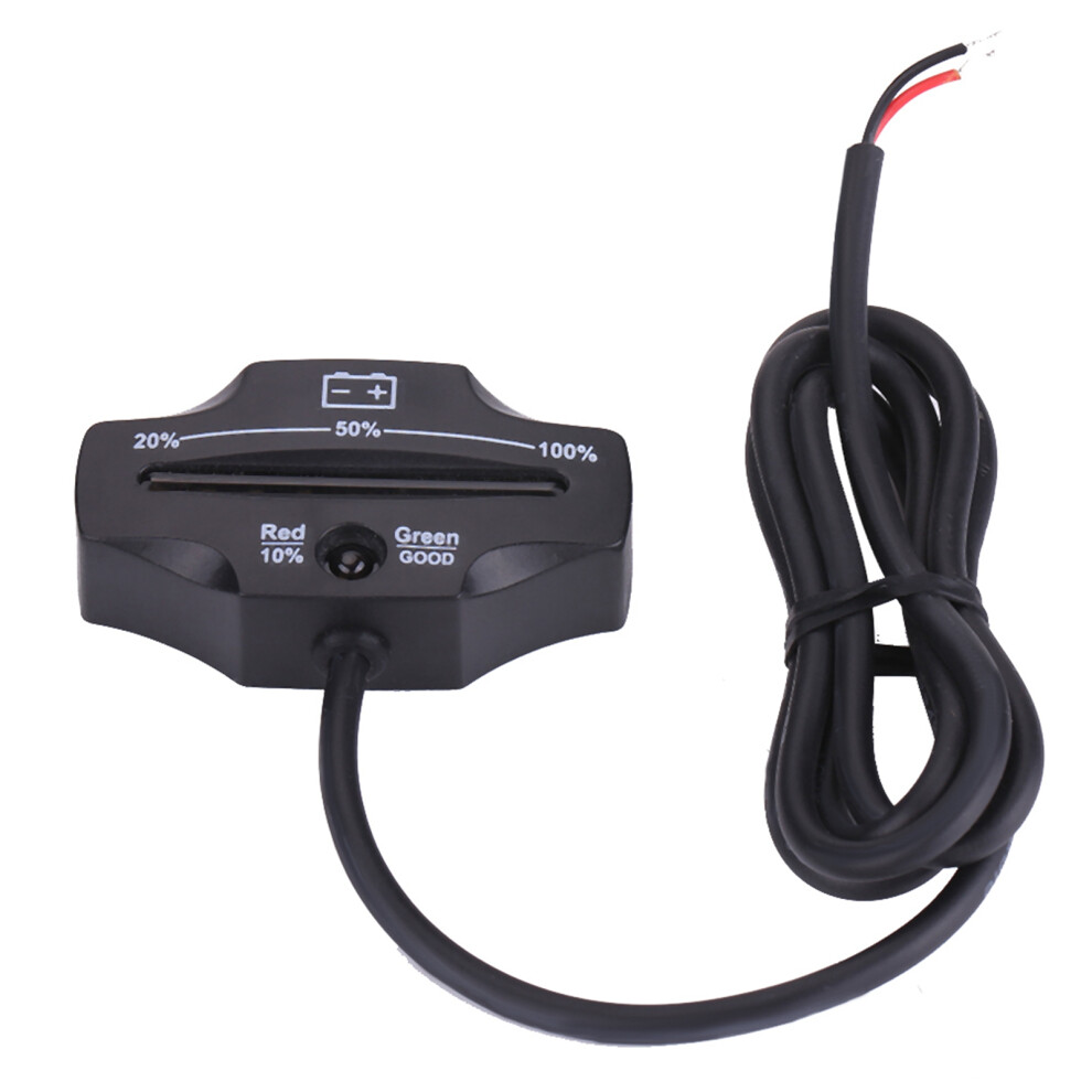 12V 24V Led Battery Meter Indicator Gauge For Golf Carts Marine Motorcycle Atv Truck 6931324368092