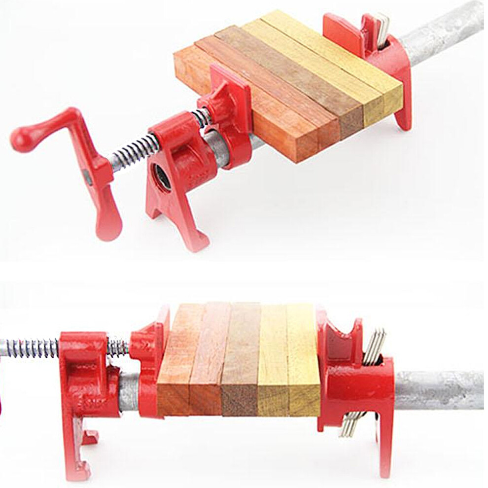 Heavy Duty 3/4" Wood Gluing Pipe Clamp Set Professional Woodworking Tool 9491324368340