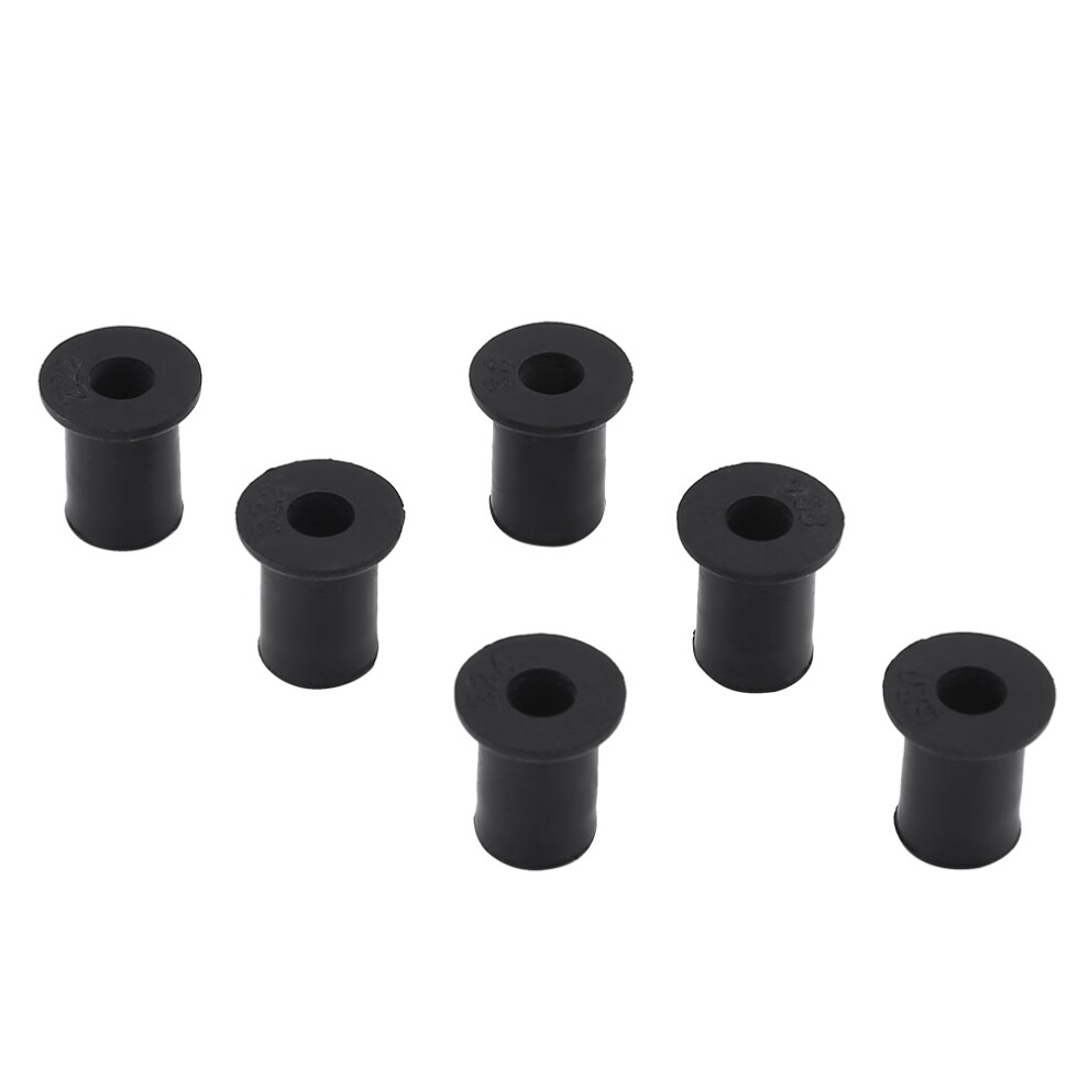 6Pc M4 Durable Rubber Well Nuts Windshield Bolts For Motorcycles Kayak Canoe Boats 9301324368632