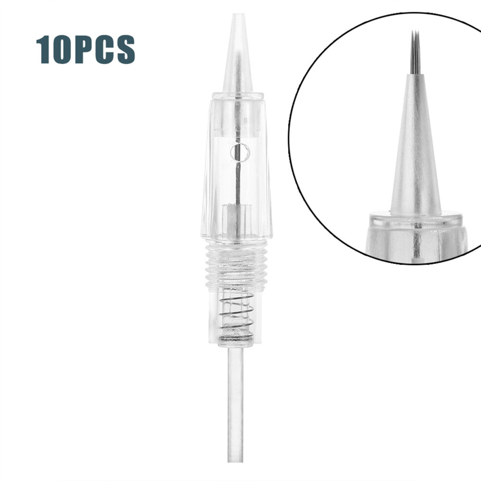 10pcs Set Eyebrow Lip Tattoo Cartridge Rotary Micro needle Disposable Sterile Needle R5