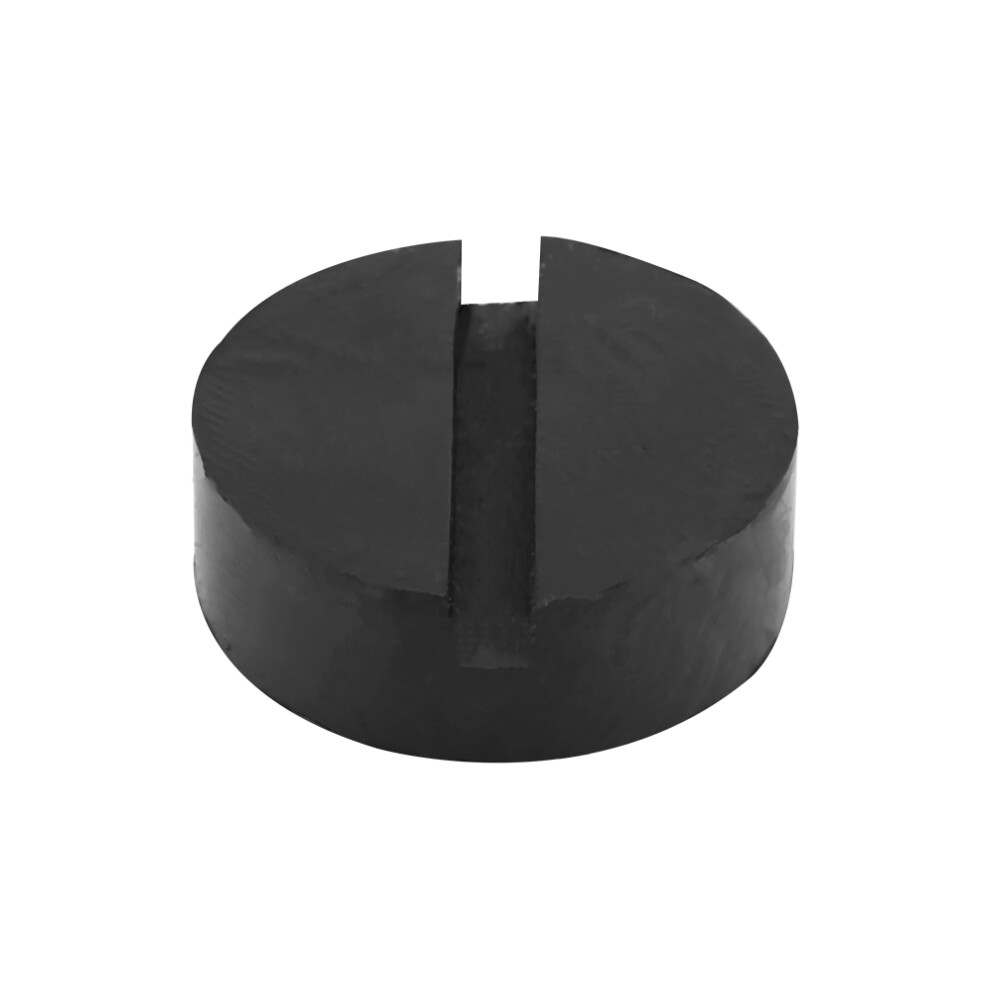 Car Universal Slotted Frame Rail Floor Jack Pads Jacking Rubber Pad Adapter Black 4311324371353