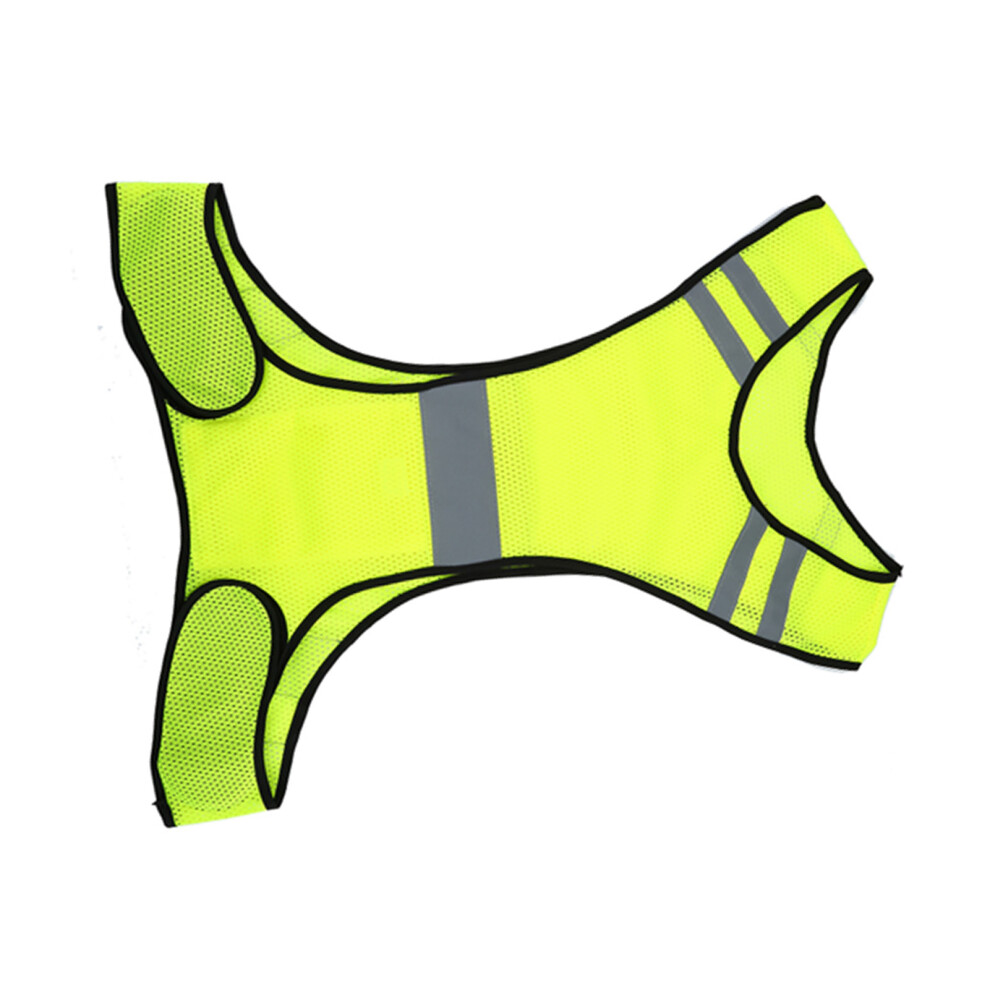 High Visibility Reflective Safety Vest Night Running Security Clothing Adjustable Waist(Lime) 5011324371429