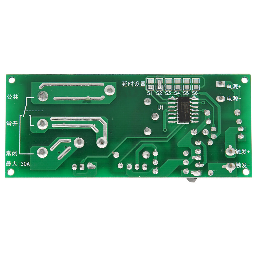 Dc12v Delay Timer Switch Timing On/Off Relay Module 0~60Minutes 30A Load 250Vac/30Vdc 4641324371993