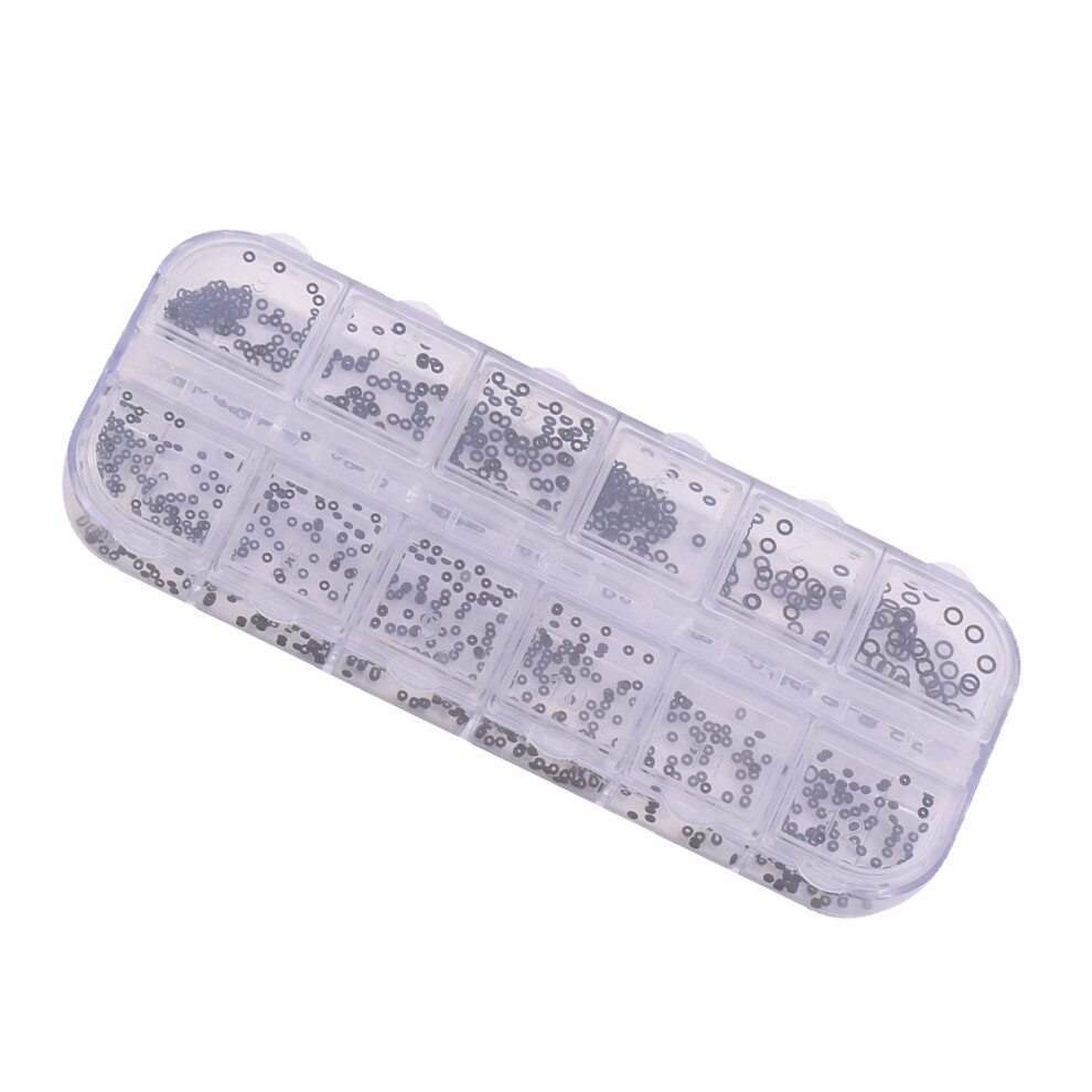 1.4-2.8Mm 12 Sizes Rubber Rings Watches Gaskets Tiny Crown O Ring Box Set For Waterproof Seal 4651324372197
