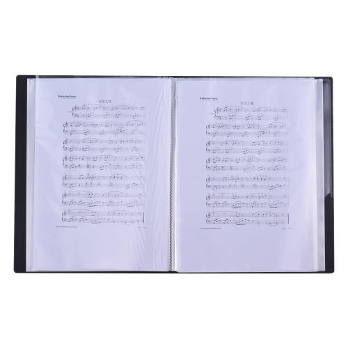 Music Sheet Score File Paper Documents Storage Folder Holder Plastic A4 Size 40 Package Pockets 1