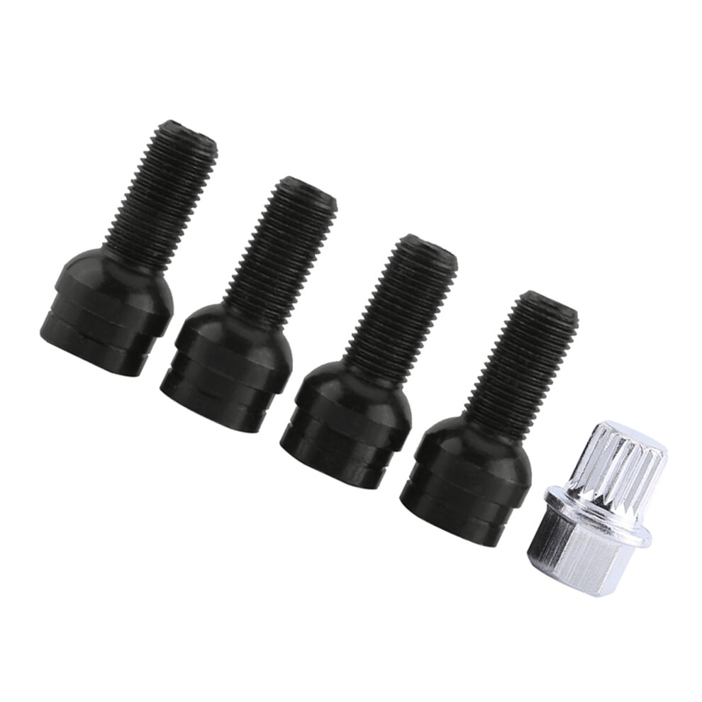 4+1 Wheel Bolts & Lock Lug Nut Set With Key For Golf4 Mk4 B5 1998Â2005 8D0601139f 8791324373322