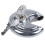 1x PADLOCKS HEAVY DUTY 70MM ROUND CIRCULAR DISC PADLOCK with 1 KEYS 2