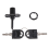 Zinc Alloy Drawer Cupboard Locker Cam Lock with Keys, Black 1