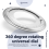 12 Inch Round Shape Galvanized Turntable Rotating Swivel Plate 5