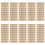 100Pcs Brass Concealed Hinges Jewelry Wood Boxes 4X20mm 3