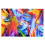 Rainbow Flames Hydrographic Film Water Transfer Printing 50X100cm 1
