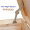 Heavy Duty Hinge Lid Support Hinge for Cabinet Kitchen Wardrobe 2 PCS 4
