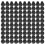 100 Piece Cord Stopper DIY Black Plastic Connector Cord Lock Stopper Switch Cover 3