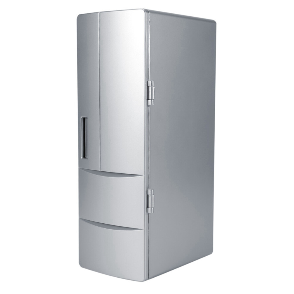 Compact Mini USB Fridge Freezer Cans Drink Beer Cooler Warmer Travel Car Office Use