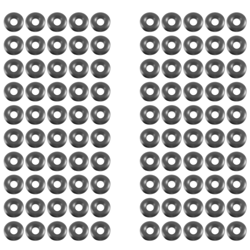 100 peças de o-ring em borracha nitrílica 6 x 2 mm 2