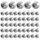 50pcs M2 Zinc Plated Self-Locking Nylon Insert Hex Lock Nuts 2