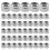 50pcs M2 Zinc Plated Self-Locking Nylon Insert Hex Lock Nuts 1