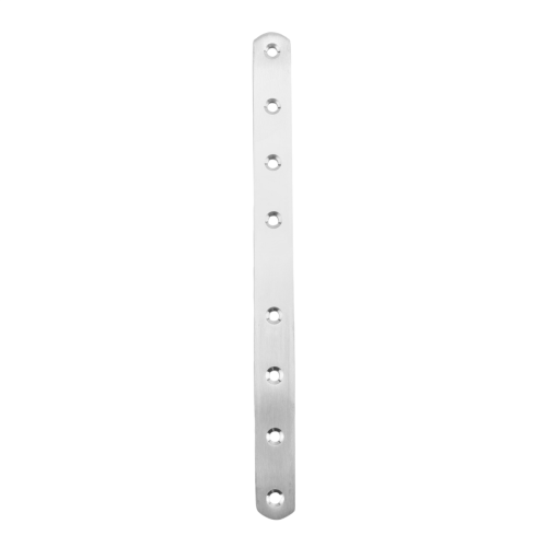 Metal 8 Holes Flat Straight Design Corner Brace Angle Bracket 250mm 2