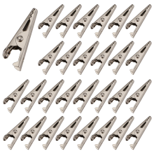 100 kpl 1,06 tuumaa / 27 mm mini metalliset alligaattoriliittimet, krokotiiliklipsit