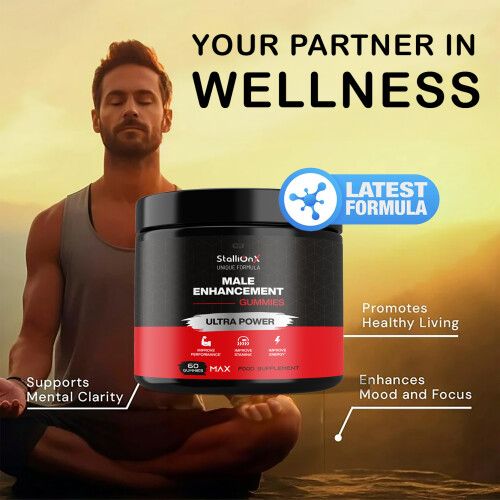 Stallion X Mens Enhancement Gummies 60 Gummies 1