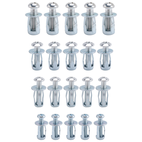20 Stück M4, M5, M6, M8 Jack Nuts zur Befestigung von Plattenrahmen und Container-Tags 2