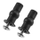 Toilet TOP FIX Seat Hinge Hole Well Nut Screw Rubber Back Pair 3