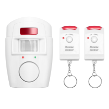 Infrared Motion Alarm with 2 Remote Control,Suitable for Home/Garages
