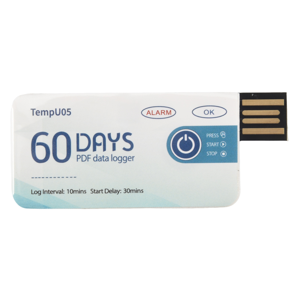 Temperature Data Logger TempU05 PDF Report Temperature Recorder