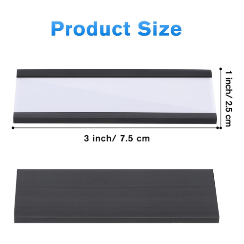 50 Pack Magnetic Label Holder C Channel Magnetic Labels 1