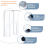 Transparent Plastic Doorbell Rain Cover Suitable for Ring Models 4