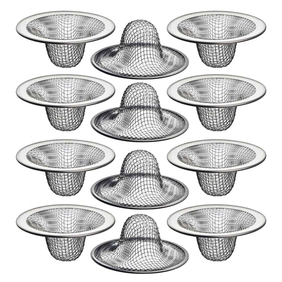 12Pcs 2.125In Top/1In Basket-Mesh Sink Drain Strainer For Utility, Rv 4851839532905