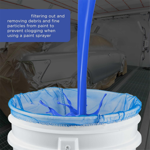 5 Gallon Paint Liquid Strainer Filter Bag with Fine Nylon Mesh,12Pack 2