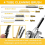 Sprayer Cleaning Kit 17Pcs Multi-Purpose Paint- Brush Cleaner Tool 3