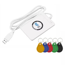 ACR122U RFID IC Card Reader Duplicator+5XUID Keychain Card Copier