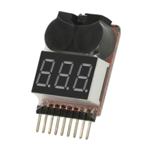 Testador de voltagem de bateria lipo BBX1-8S 1-8S 2 em 1 sem estojo
