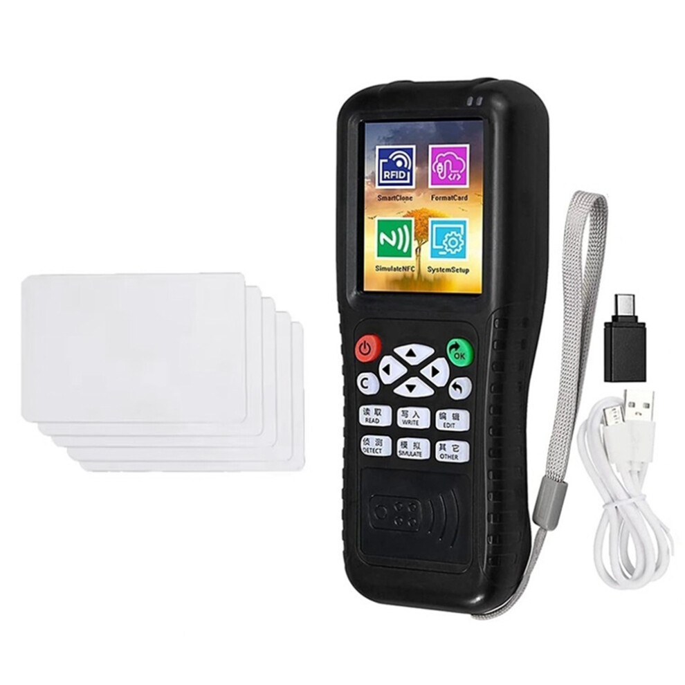 X100 Rfid Nfc Smart Card Reader Writer+5 X Uid Card Rfid Duplicator 4851839531410