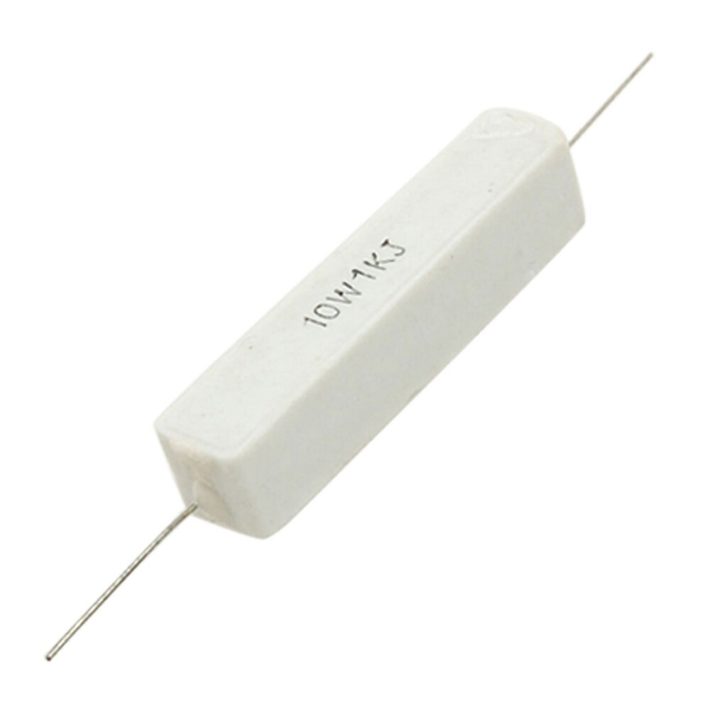 10 Pcs 1K Ohm 5% Ceramic Cement Power Resistor 10W Watt 4851839536002