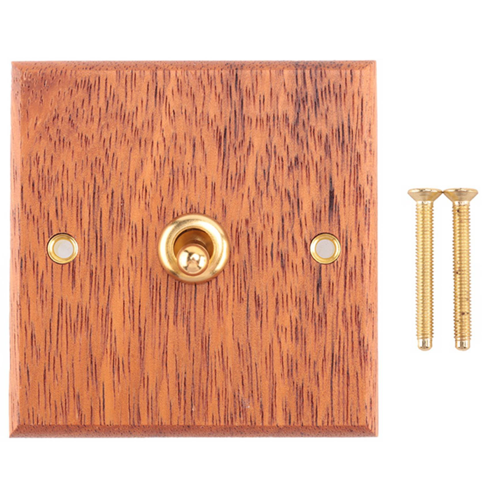 86 Type Solid Wood Panel Switch Wall Light Switch Socket 1- Switch 4851839539232